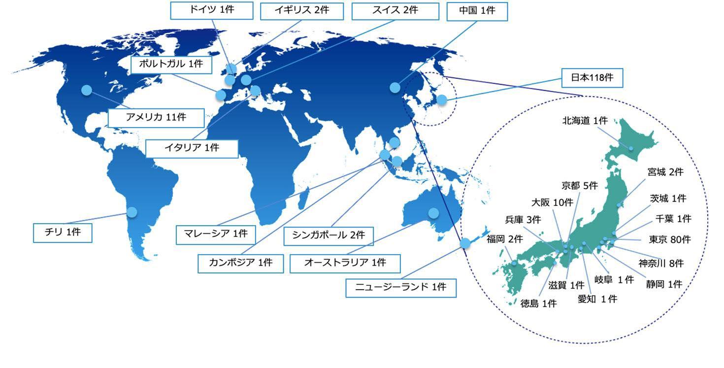 地域別 投資実績